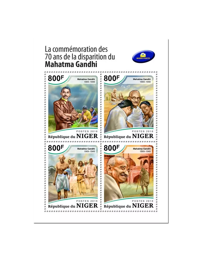 n° 4950/4953 - Timbre NIGER Poste