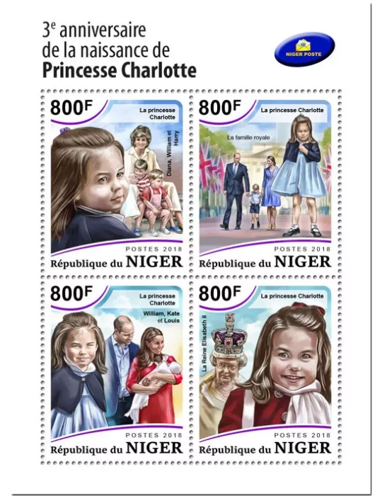 n° 4962/4965 - Timbre NIGER Poste