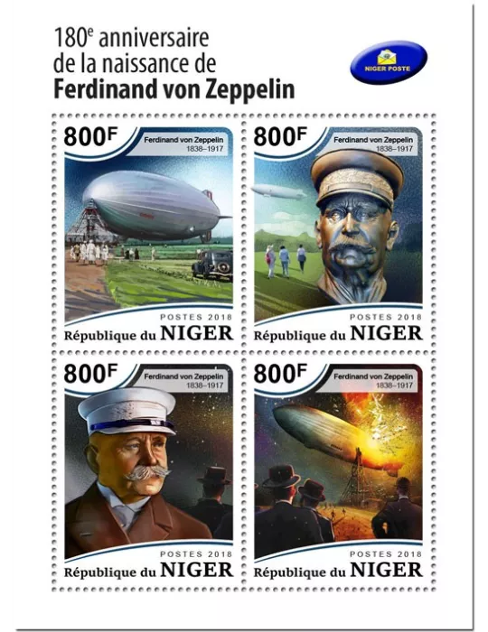 n° 4970/4973 - Timbre NIGER Poste