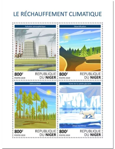 n° 5240/5243 - Timbre NIGER Poste