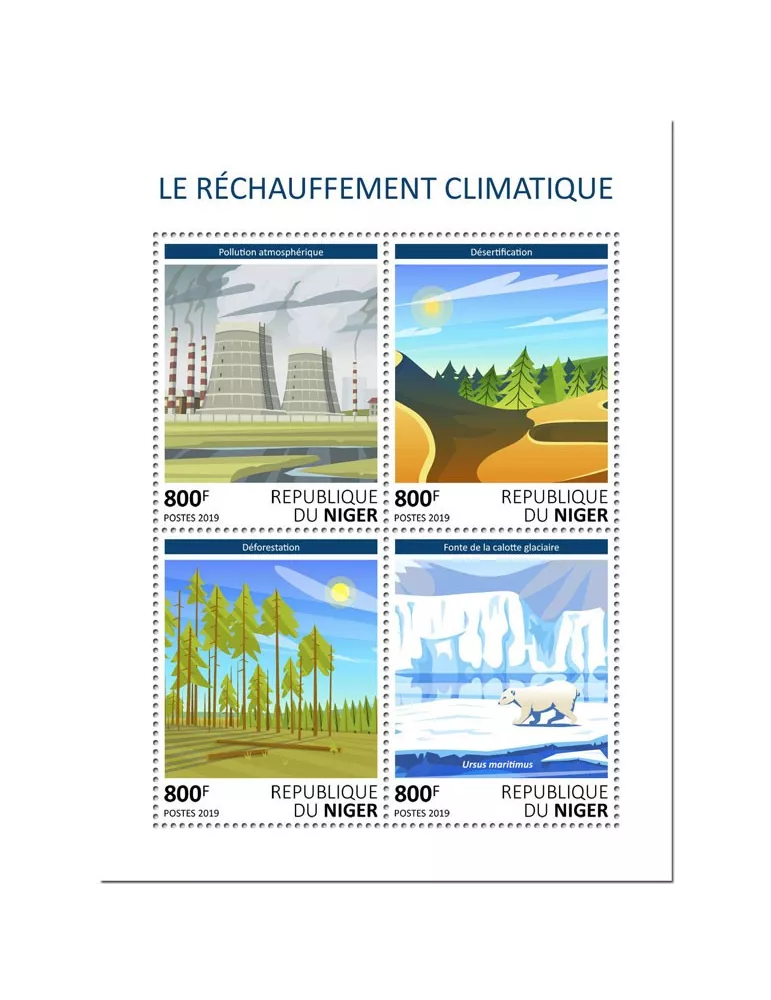 n° 5240/5243 - Timbre NIGER Poste