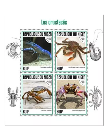 n° 5290/5293 - Timbre NIGER Poste