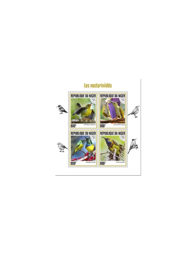 n° 5322/5325 - Timbre NIGER Poste