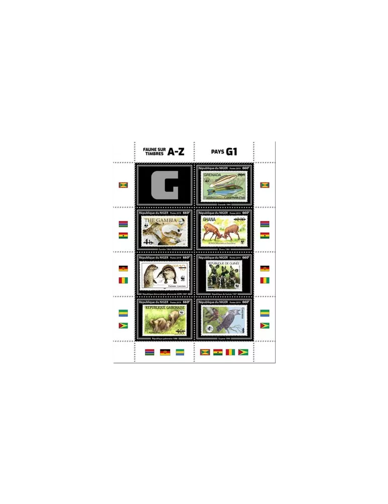 n° 5529/5535 - Timbre NIGER Poste