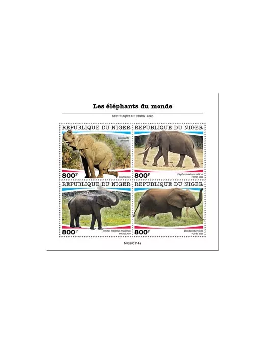 n° 5775/5778 - Timbre NIGER Poste