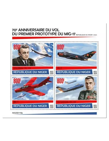 n° 5791/5794 - Timbre NIGER Poste