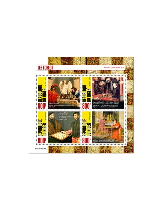 n° 5823/5826 - Timbre NIGER Poste