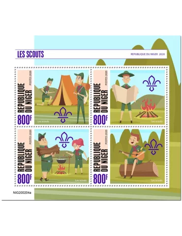 n° 5837/5840 - Timbre NIGER Poste