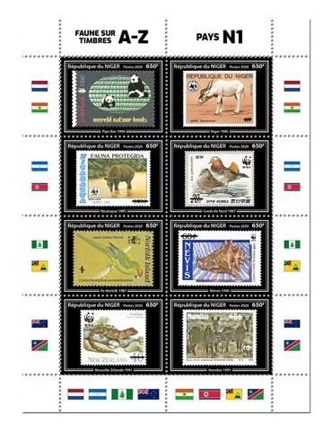 n° 5901/5908 - Timbre NIGER Poste