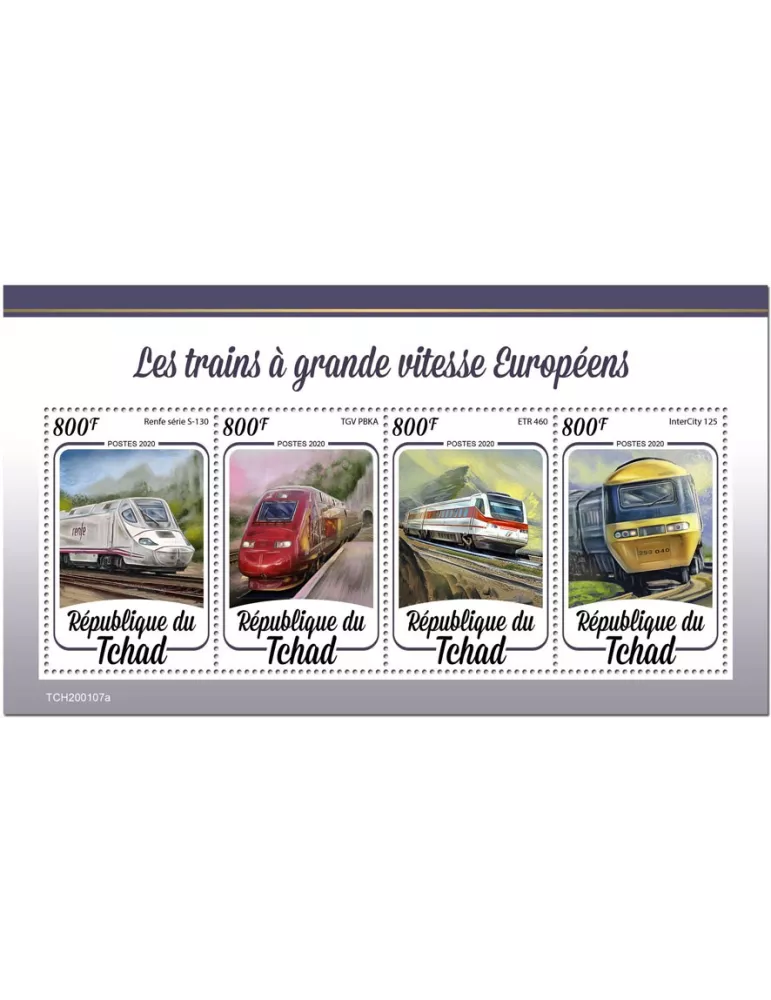 n° 2344/2347 - Timbre TCHAD Poste