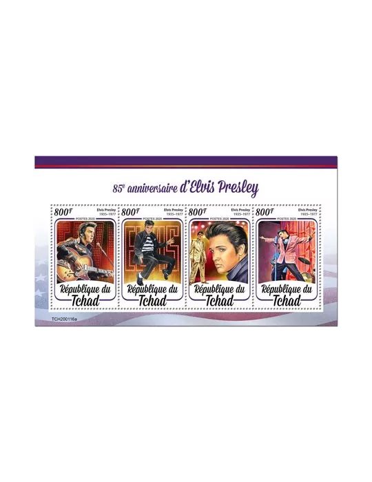 n° 2380/2383 - Timbre TCHAD Poste