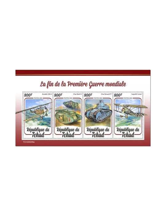 n° 2432/2435 - Timbre TCHAD Poste