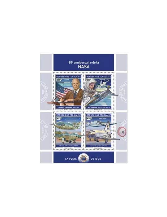 n° 6440/6443 - Timbre TOGO Poste