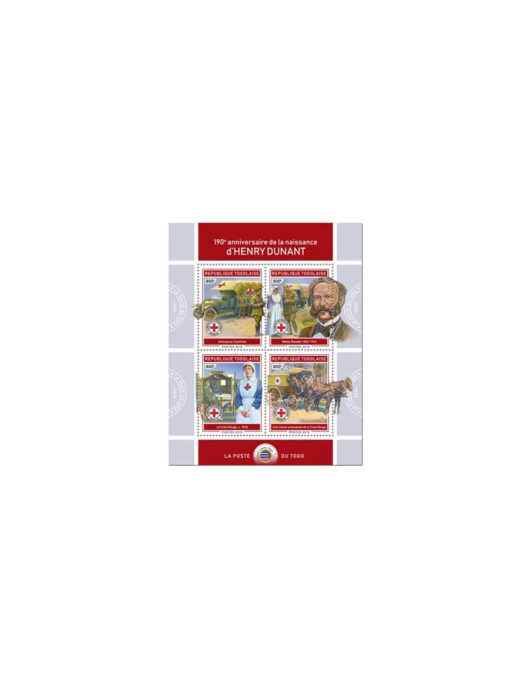 n° 6480/6483 - Timbre TOGO Poste