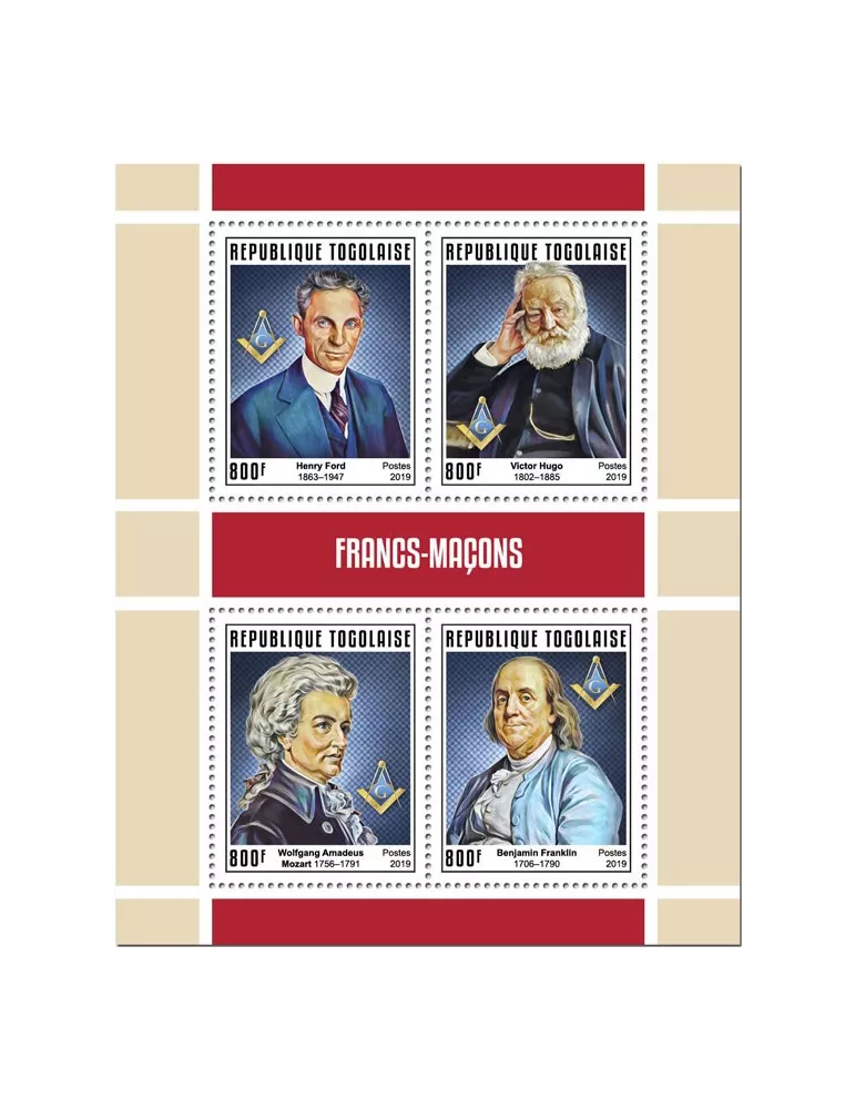 n° 6688/6691 - Timbre TOGO Poste