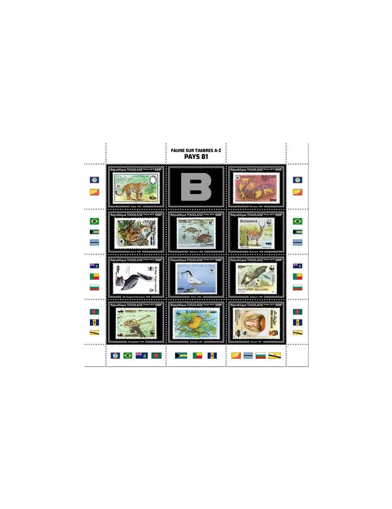 n° 6984/6994 - Timbre TOGO Poste