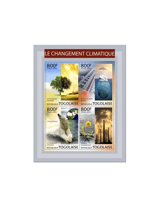 n° 7030/7033 - Timbre TOGO Poste