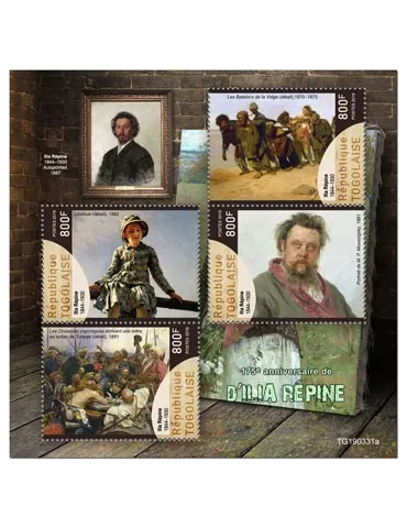 n° 7150/7153 - Timbre TOGO Poste