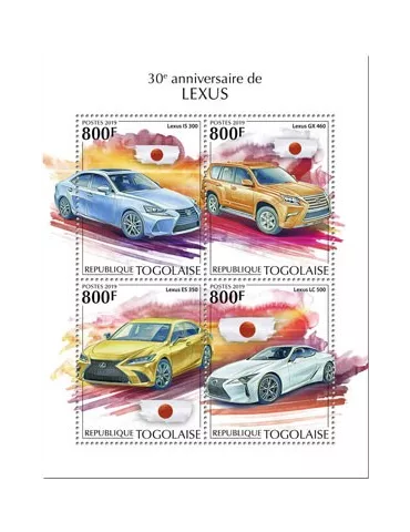n° 7322/7325 - Timbre TOGO Poste