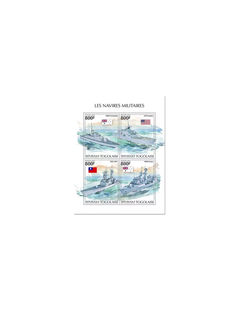 n° 7354/7357 - Timbre TOGO Poste