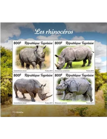 n° 7462/7465 - Timbre TOGO Poste