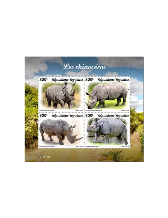 n° 7462/7465 - Timbre TOGO Poste