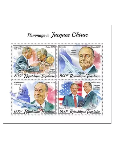 n° 7711/7714 - Timbre TOGO Poste