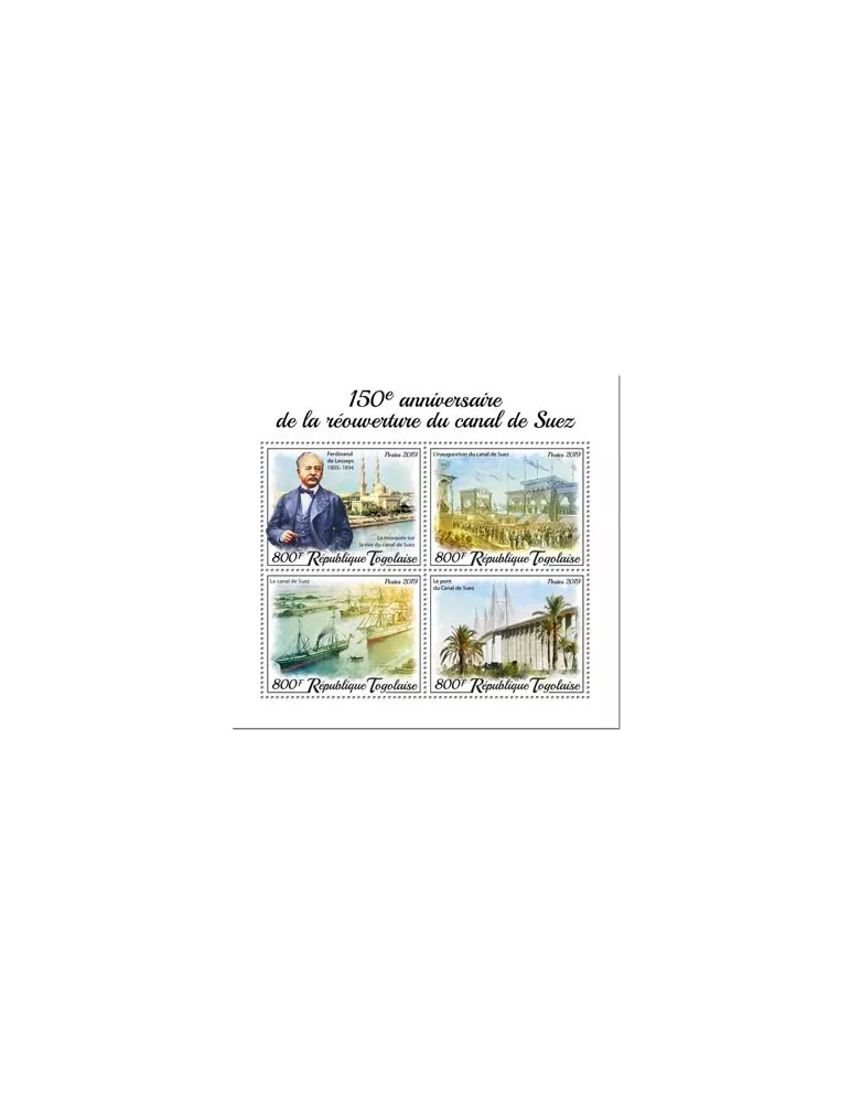 n° 7727/7730 - Timbre TOGO Poste