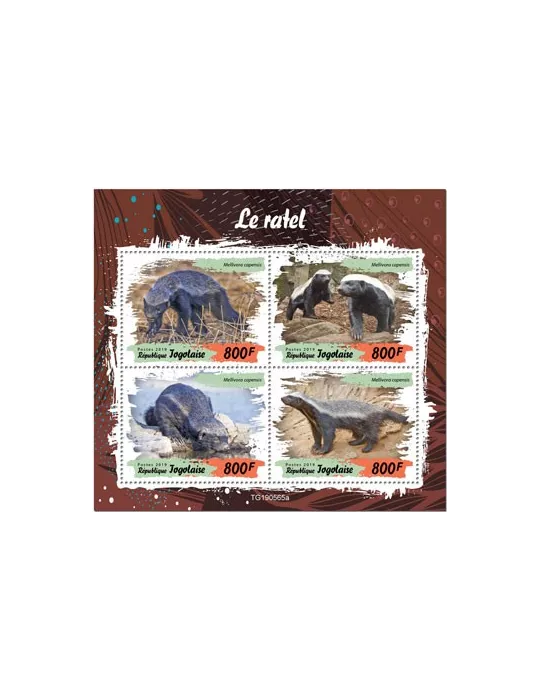 n° 7822/7825 - Timbre TOGO Poste