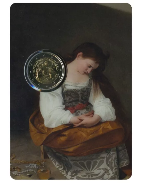 BU : 2 EURO COMMEMORATIVE 2021 : SAINT-MARIN (450 ans de Caravage)