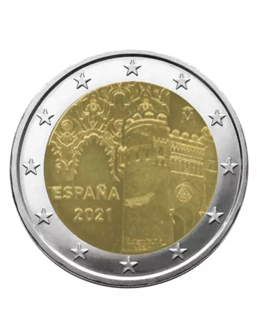 2 EURO COMMEMORATIVE 2021 : ESPAGNE (Vieille ville de Tolède)