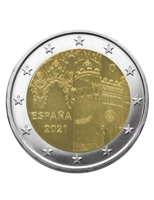 2 EURO COMMEMORATIVE 2021 : ESPAGNE (Vieille ville de Tolède)