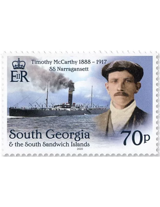 n° 744/747 - Timbre GEORGIE DU SUD Poste