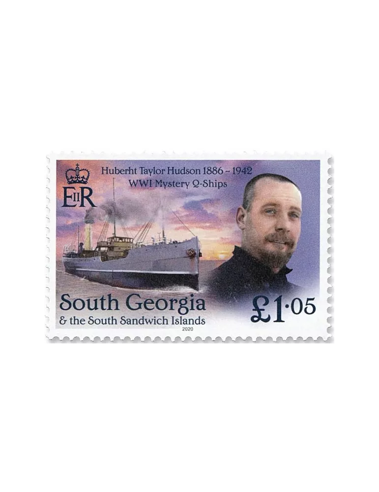 n° 744/747 - Timbre GEORGIE DU SUD Poste