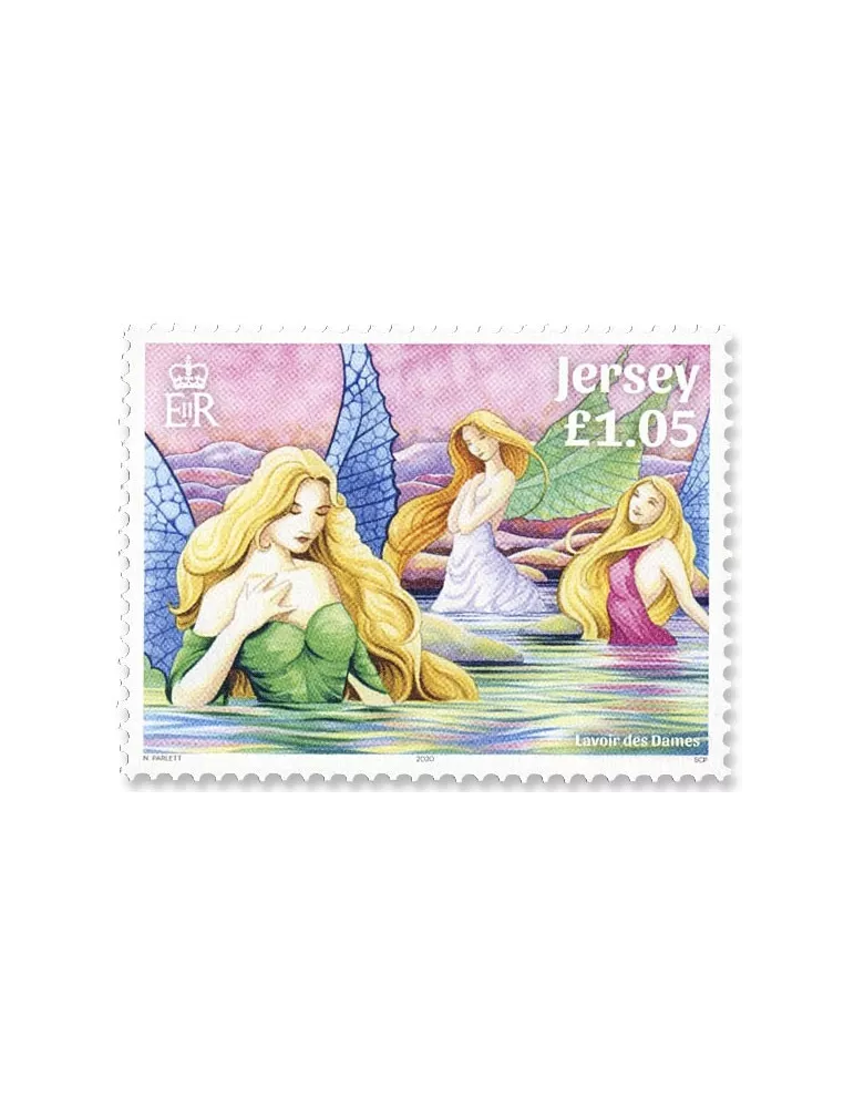 n° 2520/2525 - Timbre JERSEY Poste