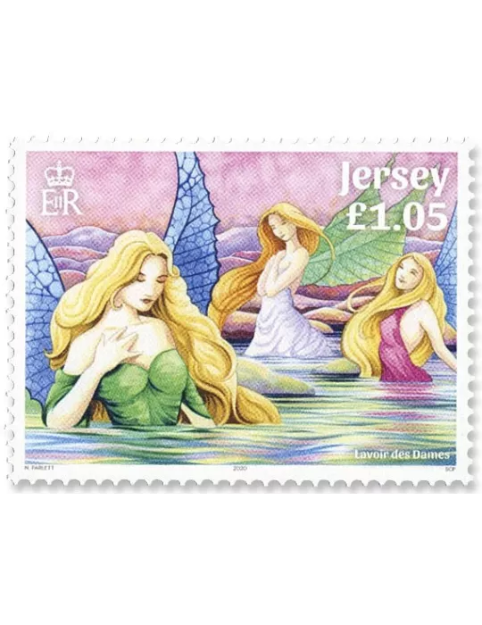 n° 2520/2525 - Timbre JERSEY Poste