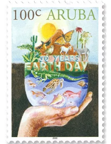 n° 1083/1086 - Timbre ARUBA Poste