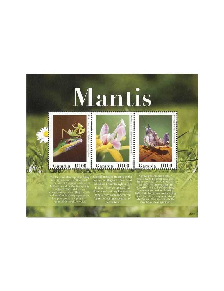 n° 6076/6078 - Timbre GAMBIE Poste