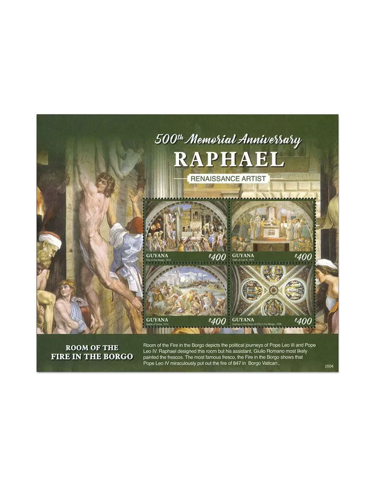 n° 7119/7122 - Timbre GUYANA Poste