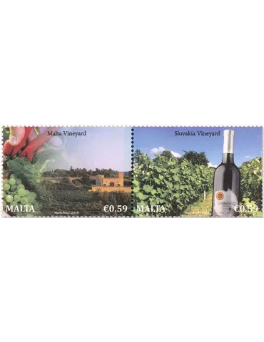 n° 2044/2045 - Timbre MALTE Poste