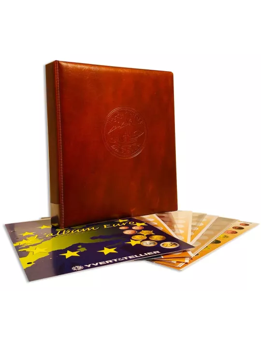 Album CARAVELLE MICRO ETATS : la reliure + Recharge Micro Etat (Andorre, Monaco, Saint-Marin et Vatican)