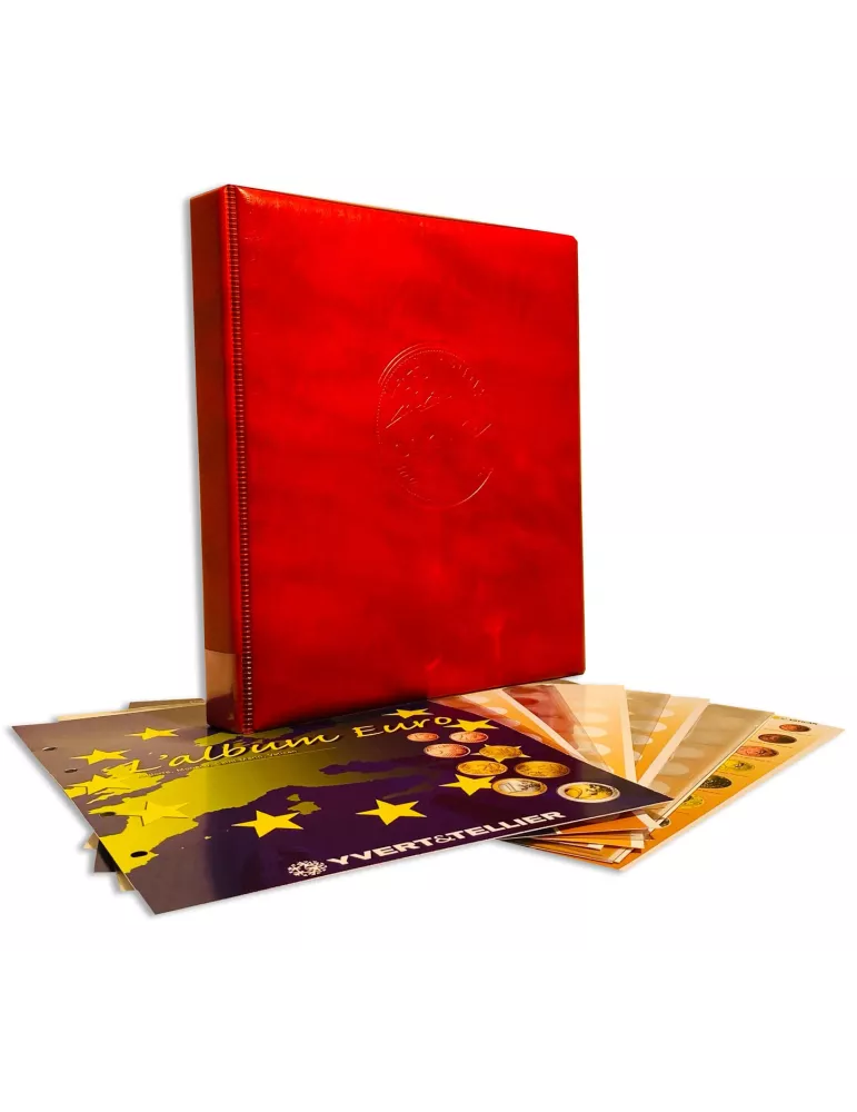 Album CARAVELLE MICRO ETATS : la reliure + Recharge Micro Etat (Andorre, Monaco, Saint-Marin et Vatican)