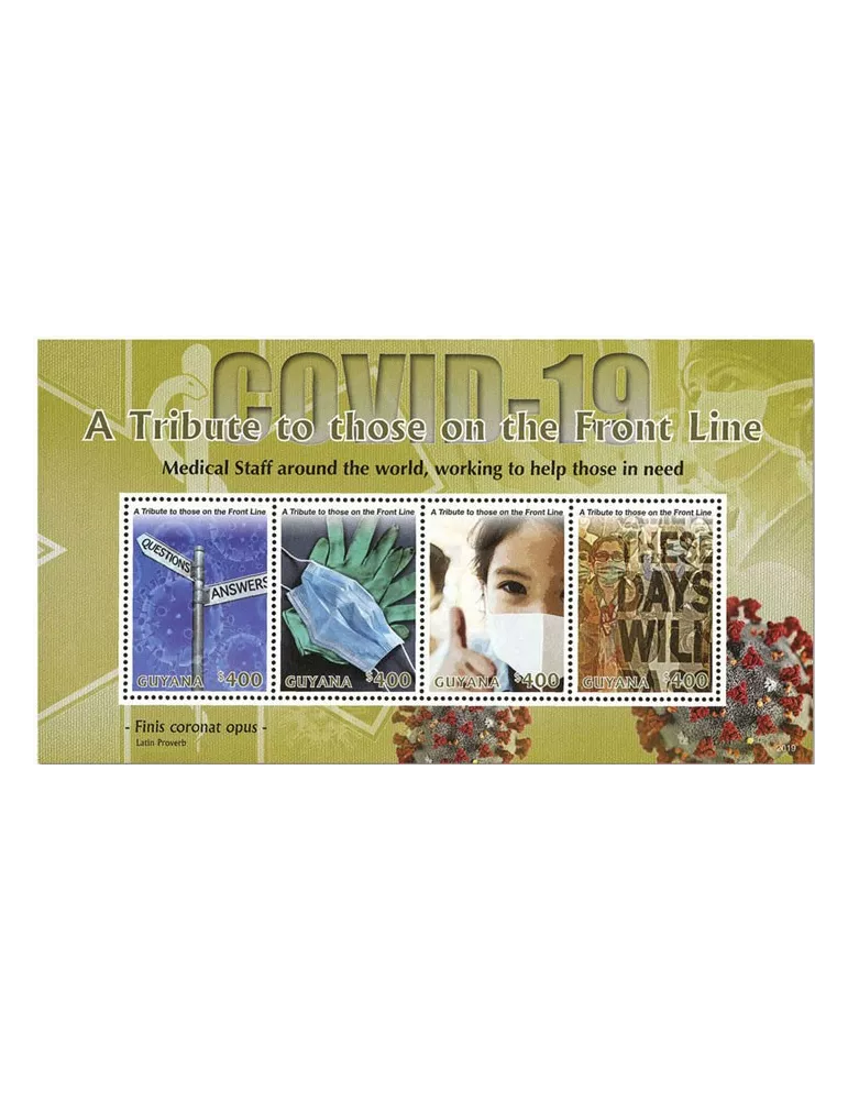 n° 7123/7126 - Timbre GUYANA Poste