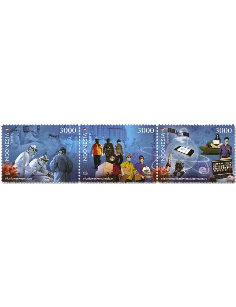 n° 3035/3037 - Timbre INDONESIE Poste