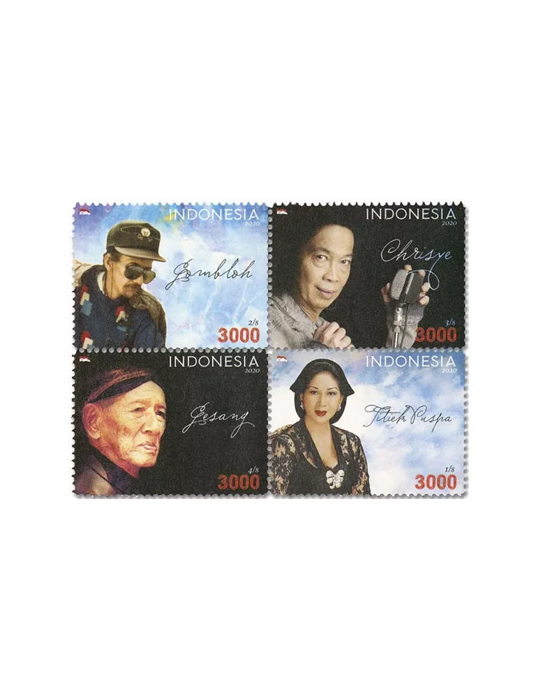 n° 3039/3046 - Timbre INDONESIE Poste