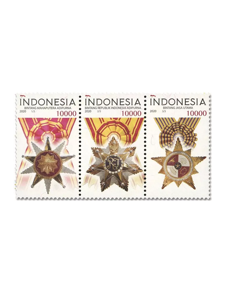 n° 3053/3055 - Timbre INDONESIE Poste