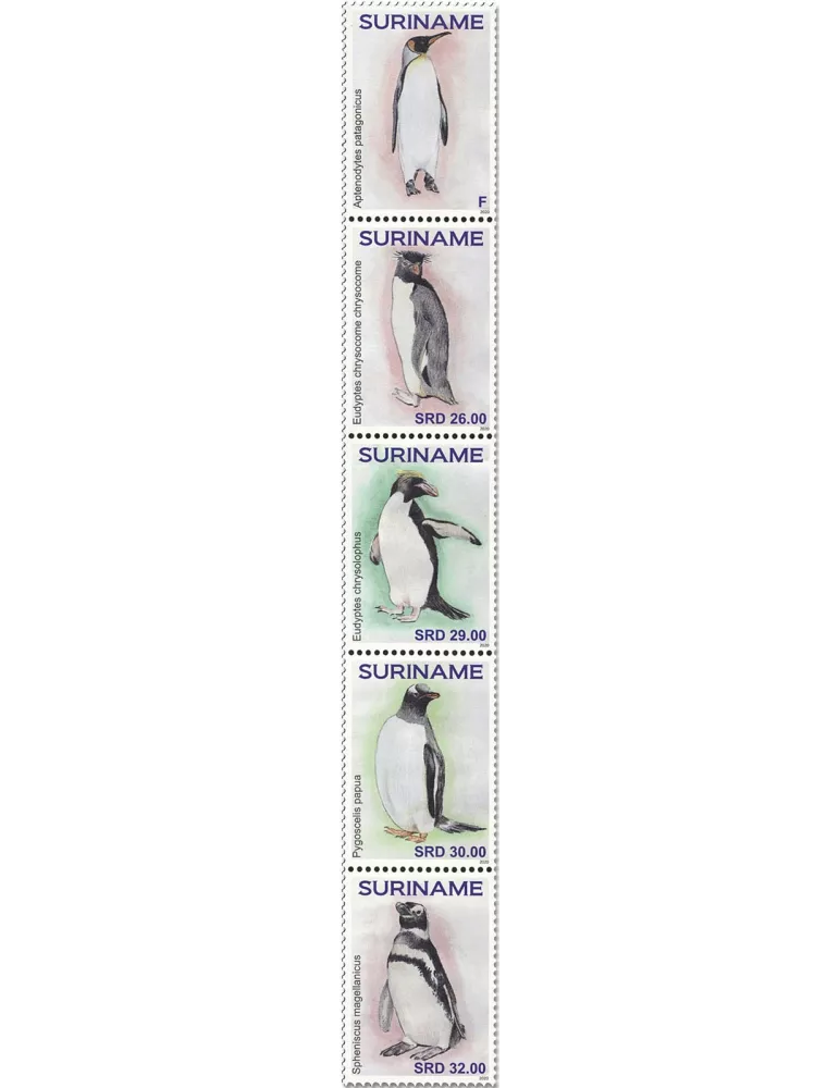 n° 2976/2980 - Timbre SURINAM Poste