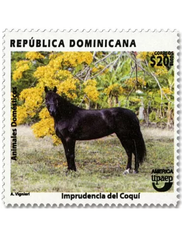 n° 2206/2209 - Timbre DOMINICAINE Poste 2