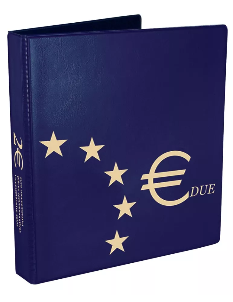 Reliure 2 Euros commémoratifs - MARINI® (Nouveau design)