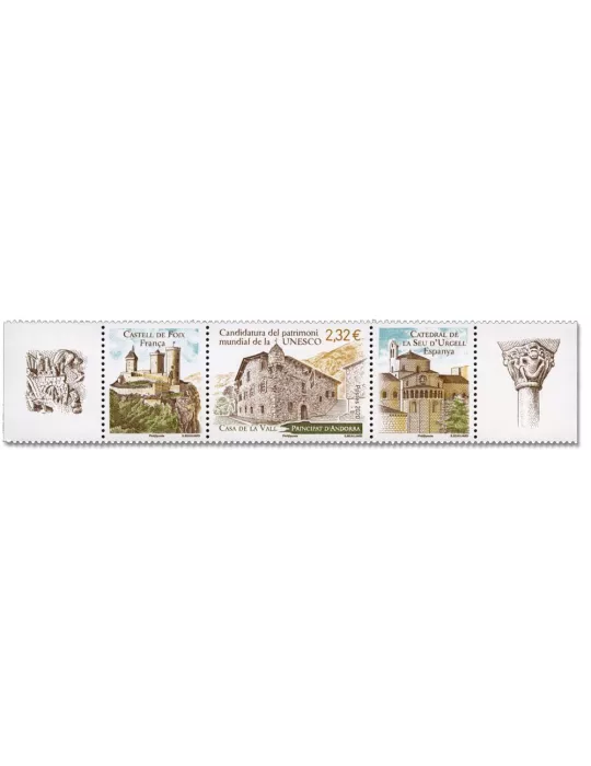 n° 852 - Timbre ANDORRE Poste